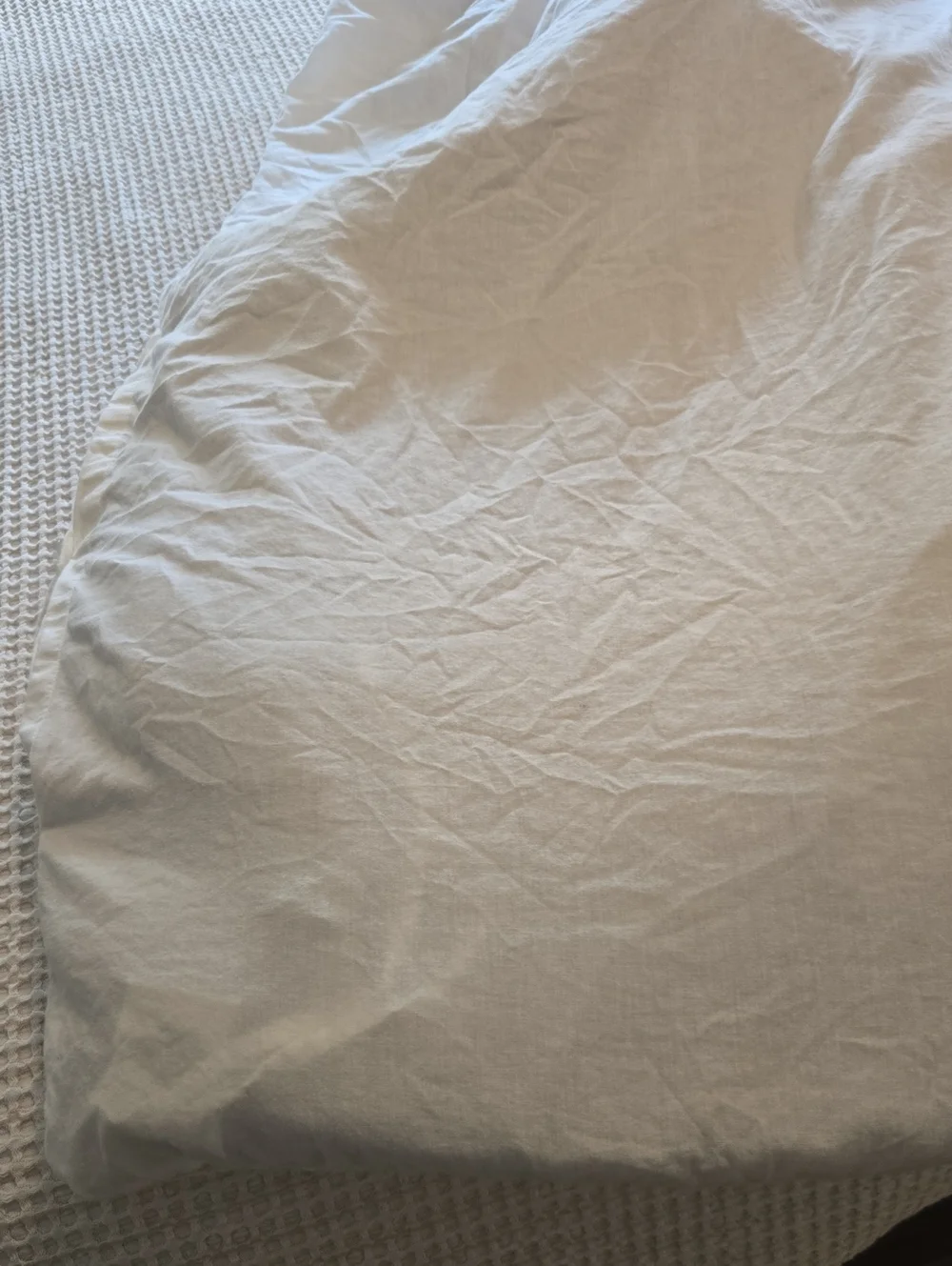 RESTORE HOME Queen Duvet Cover, 100% Cotton Texture Fabric